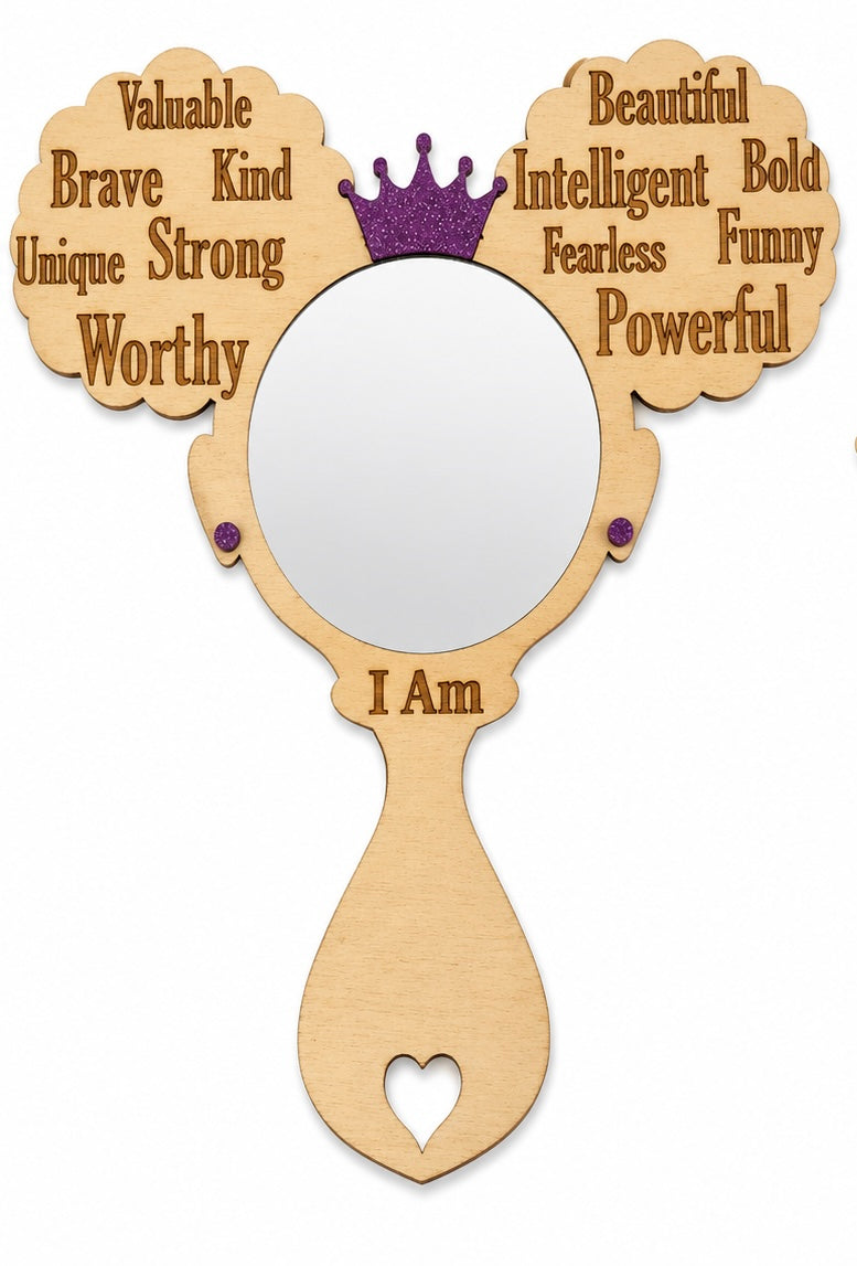 Affirmation Mirrors-Afro Puffs